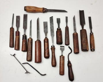 Werkgereedschap (17), Antiek en Kunst