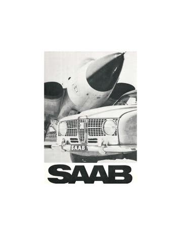 1967 SAAB SAFETY BROCHURE ENGELS, Nieuw, Author