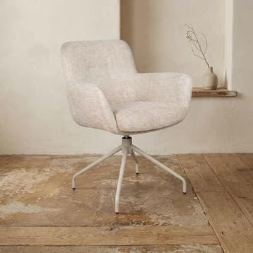 Eetkamerstoel Helsinki | Be Fine Cream | Beige | Moods, Huis en Inrichting, Stoelen, Ophalen of Verzenden, Nieuw