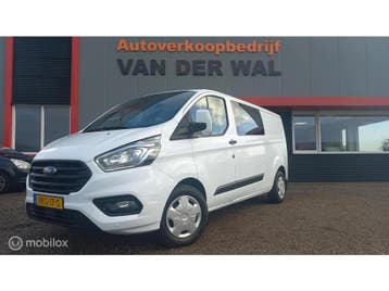 Zakelijke lease - Ford Transit Custom 320 2.0 TDCI L2H1, Automaat, Gebruikt, Euro 6, Wit