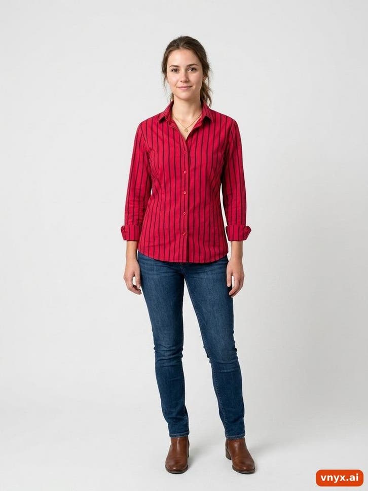 DOM TOWER Casual overhemden Dames maat L Rood Vintage, Kleding | Dames, T-shirts, Ophalen of Verzenden