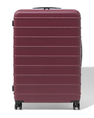 HEMA Koffer ABS 51x28x76cm 90L bordeaurood, Verzenden, Nieuw