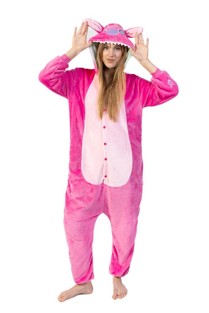 Onesie Angel Lilo Stitch Pak Kostuum Roze S-M Stitchpak Jump, Kleding | Dames, Carnavalskleding en Feestkleding, Kleding, Nieuw