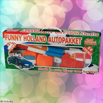 Funny Holland Autopakket Oranje, Verzenden, Nieuw