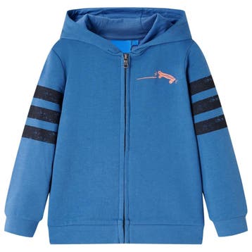 vidaXL Kindervest met capuchon 104 blauw, Verzenden, Nieuw