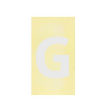 Huisnummer Sticker - Toevoeging G, Verzenden, Nieuw