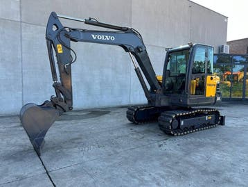 Veiling: Rupsgraafmachine Volvo EC60C Diesel 2012, Ophalen, Graafmachine