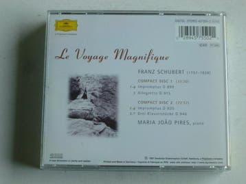 Maria Joäo Pires - Le Voyage Magnifique / Schubert Impromptu, Cd's en Dvd's, Ophalen of Verzenden, Zo goed als nieuw