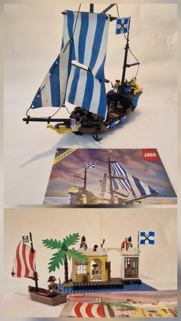 Lego Set - Pirates - LEGO Pirates – 6274 Caribbean Clipper +, Nieuw