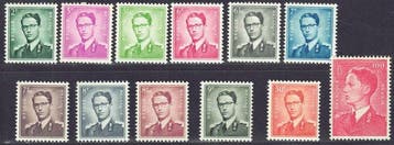 België 1958 - Reeks  Marchand , allemaal uitgezochte, Gestempeld