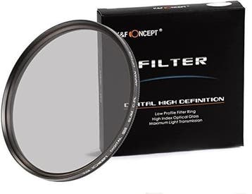 K&F Concept Slim 55mm NanoX CPolarisatiefilter - KF01.046, Verzenden, Nieuw