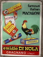 Pasta Gragnano Napoli - Originale Manifesto Italian Macaroni, Antiek en Kunst