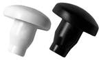 Set van 50 PVC dopjes, pluggen (binnenkant, rond, 7.0 mm, z, Ophalen of Verzenden, Nieuw