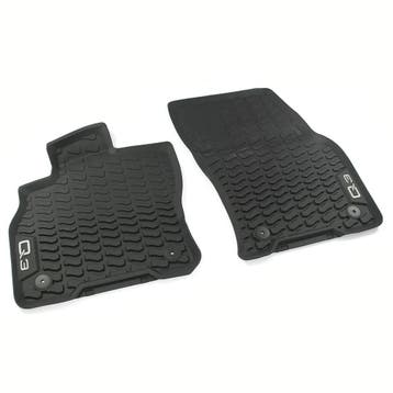 Audi Q3 (F3) all-weather mattenset - voorzijde - zwart, Ophalen of Verzenden, Nieuw