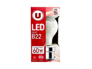Veiling - 48x U LED-lamp B22 4000K, Huis en Inrichting, Nieuw