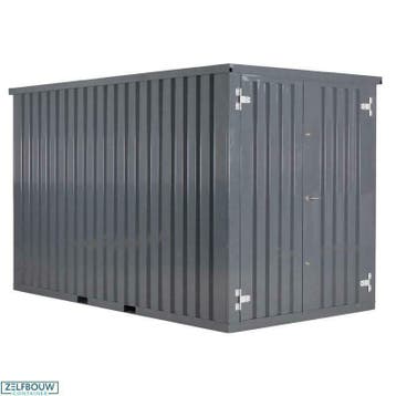 Tuinhuis Staal - Container - demontabel - op=op beschikbaar