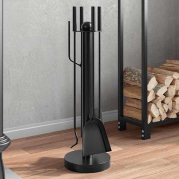 vidaXL 5-delige openhaardgereedschapset 18x56 cm staal, Huis en Inrichting, Kachels, Verzenden, Nieuw