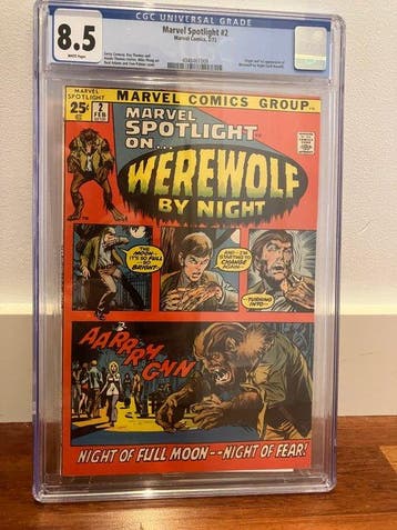Marvel Spotlight #2 - Werewolf by Night - Origin and 1st, Nieuw