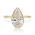 Ring - 18 karaat Geel goud - 3.03ct. tw. Diamant, Sieraden, Tassen en Uiterlijk, Ringen, Nieuw
