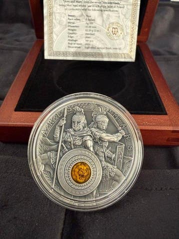 Niue. 5 Dollars 2021, Ares & Mars Winners and Heroes, 2 Oz