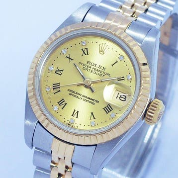 Rolex - Oyster Perpetual Datejust Ladies Diamonds - Ref., Nieuw