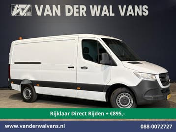 Mercedes-Benz Sprinter | 316 CDI 163pk 3500kg Trekhaak, Auto's, Gebruikt, Euro 6, Wit, Mercedes-Benz
