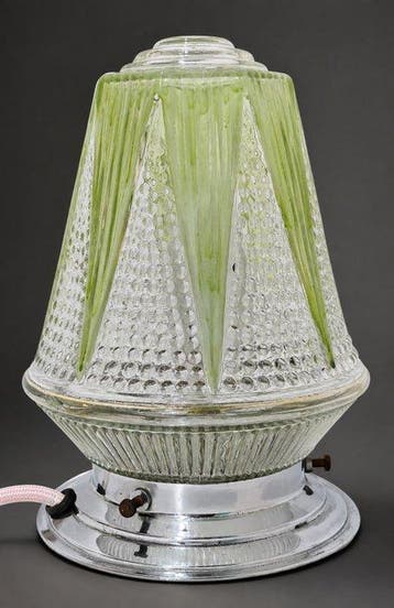 Tafellamp - Glas - Art Deco-tafellamp