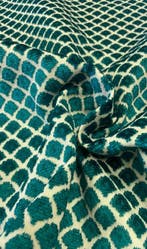 Prachtig fluwelen jacquard met een klein, regelmatig