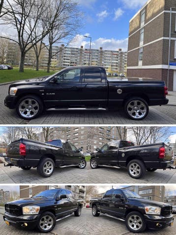 Nette Dodge Ram 1500 Night Runr 5.7 Hemi M2009 Lpg Inr Mog, Automaat, Euro 5, Gebruikt, Zwart