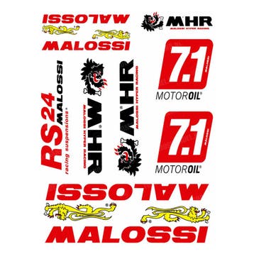 Stickerset Malossi / MHR sponsor kit 10-delig, Ophalen of Verzenden, Nieuw, Malossi