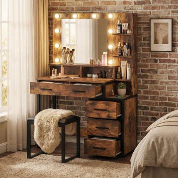Make-up Tafel Lades USB | 143,5cm Hoog | Laatste Stuks!, Huis en Inrichting, Ophalen of Verzenden, Nieuw, Industrieel