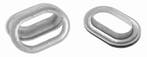 Zeilring ovaal - 42x22 - Gegalvaniseerd - Per 10 stuks, Ophalen of Verzenden, Nieuw, Minder dan 50 mm, Spijkers