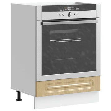 vidaXL Ovenkast Kalmar bewerkt hout sonoma eikenkleurig, Verzenden, Nieuw, Bruin
