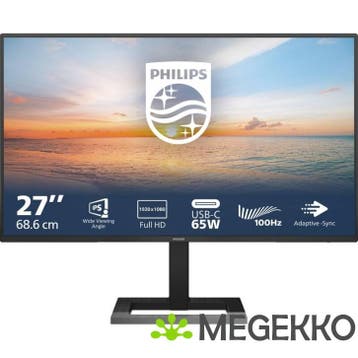Philips 1000 Series 27E1N1300AE/00 27  Full HD 100Hz USB-C, Verzenden, Nieuw, Philips