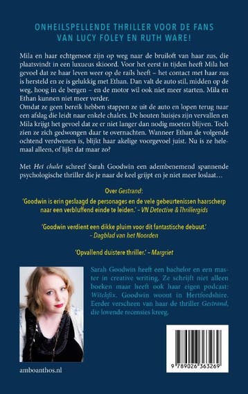 Het chalet - Sarah Goodwin 9789026363269, Verzenden, Zo goed als nieuw, Sarah Goodwin