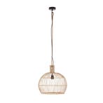 *WOONWINKEL* Must Living Las Salinas Bolvorm Rotan Hanglamp, Huis en Inrichting, Lampen | Hanglampen, Verzenden, Nieuw