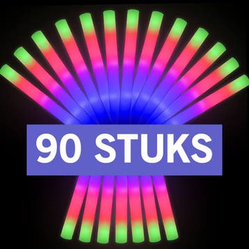 Foamsticks | Lichtstaven 90 Stuks, Nieuw, Geboorte of Huwelijk