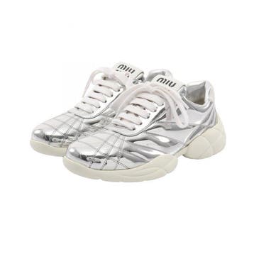 Miu Miu - metallic - Sneakers - Maat: EU 37, Nieuw