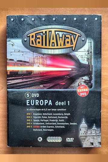 Rail Away Europa 2009 Spoorwegen Boxset DVD, Cd's en Dvd's, Verzenden, Nieuw in verpakking
