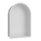 Inbouwnis Ovaal BWS Albert 30x45x7 cm Mat Wit, Doe-het-zelf en Verbouw, Sanitair, Ophalen of Verzenden, Nieuw, Bad