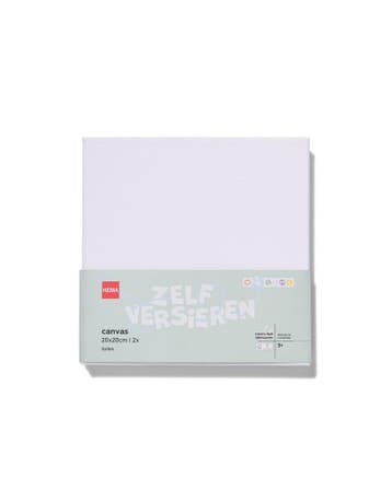 HEMA Canvasdoeken 20x20 - 2 stuks, Hobby en Vrije tijd, Schilderen, Verzenden, Nieuw