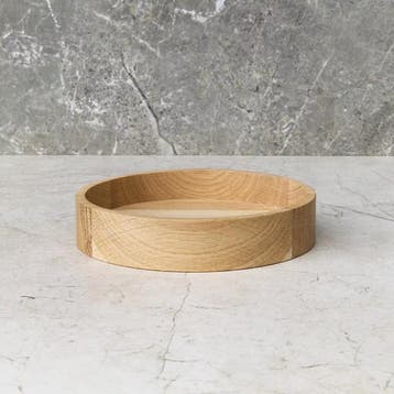 HOCHO Eikenhouten Snack Kom Middel – Ø 150x30 mm – Hard, Ophalen of Verzenden, Nieuw