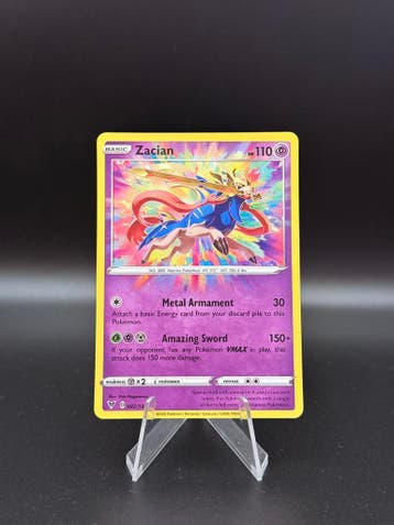 Pokemon Sword & Shield Zacian Holo #082/185, Verzenden, Gebruikt, Losse kaart