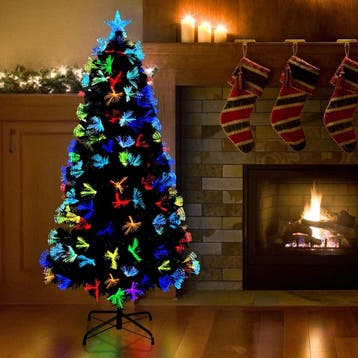 vidaXL Kunstkerstboom met 120 LED met standaard Groen 120 cm, Diversen, Kerst, Verzenden, Nieuw