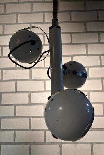 Hangende plafondlamp - Eye Ball - Metaal - Space Age 1970