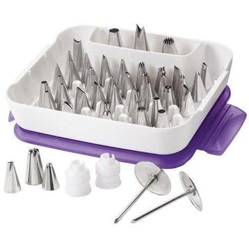 Wilton Spuitmondjes set 55 stuks, Hobby en Vrije tijd, Taarten en Cupcakes maken, Verzenden, Nieuw