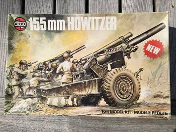 Airfix - Speelgoed bouwpakket 155 mm Howitzer - 1970-1980 -, Nieuw