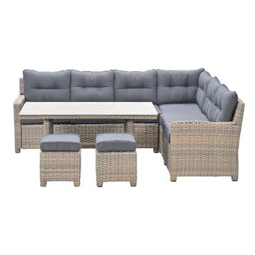 Garden Impressions Alaska lounge dining set 5-delig rechts -, Tuin en Terras, Verzenden, Nieuw