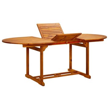 Acacia tuintafel 200cm - 49% korting (Retourdeal), Ophalen of Verzenden, Zo goed als nieuw, Rechthoekig, Hout