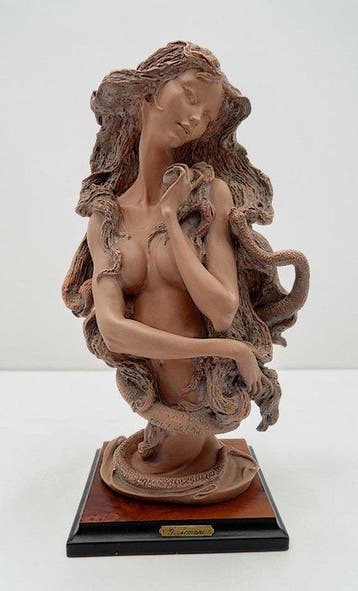 Giuseppe Armani (1935-2006) - sculptuur, Eva col Serpente